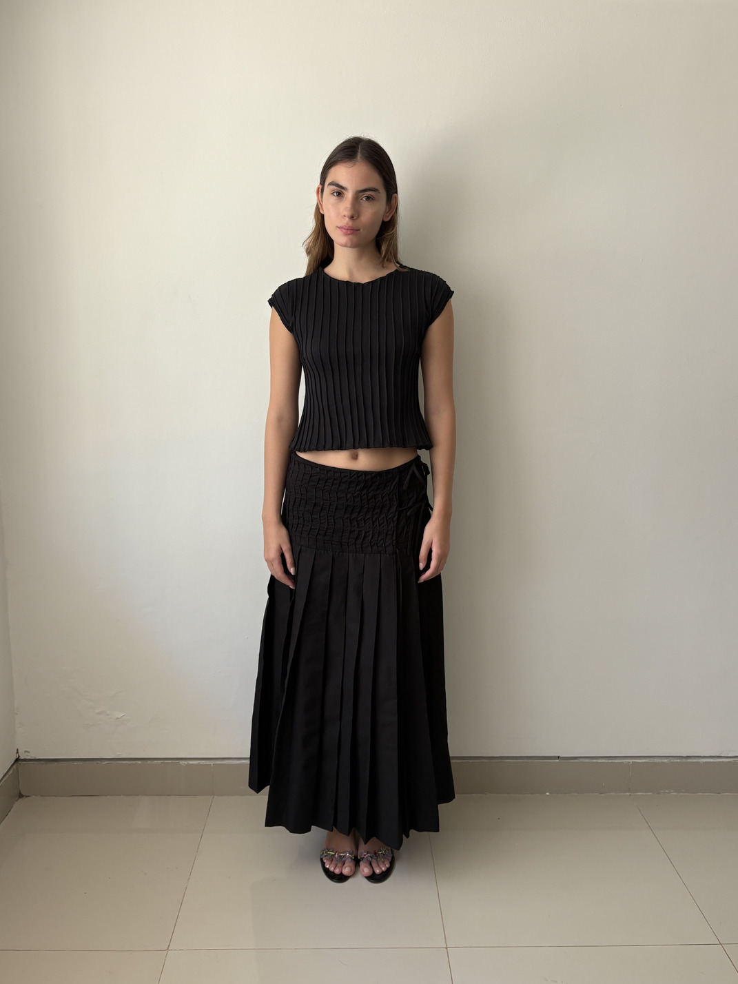 Cascada Pleated Skirt